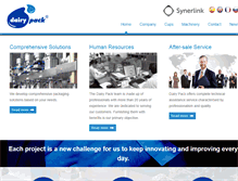 Tablet Screenshot of dairypack.com